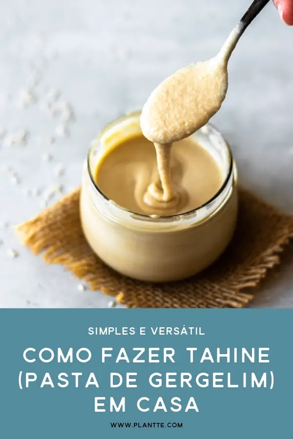 tahine ou pasta de gergelim