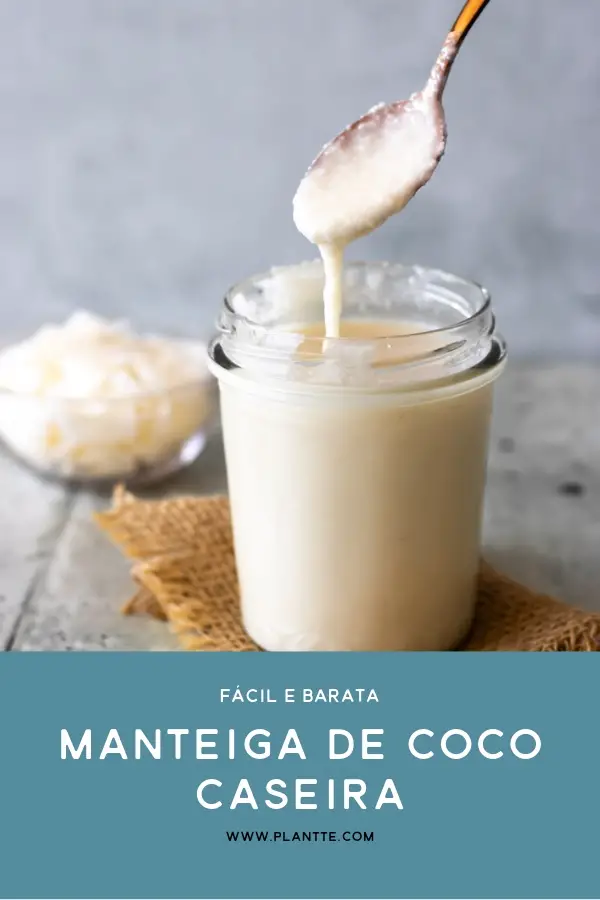 manteiga de coco caseira