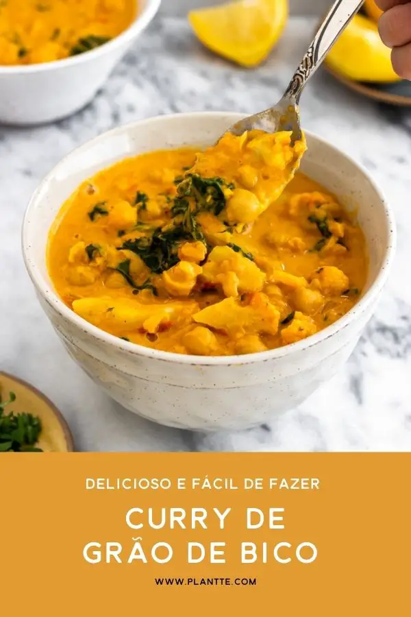 curry de grão de bico