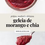 geleia de morango e chia