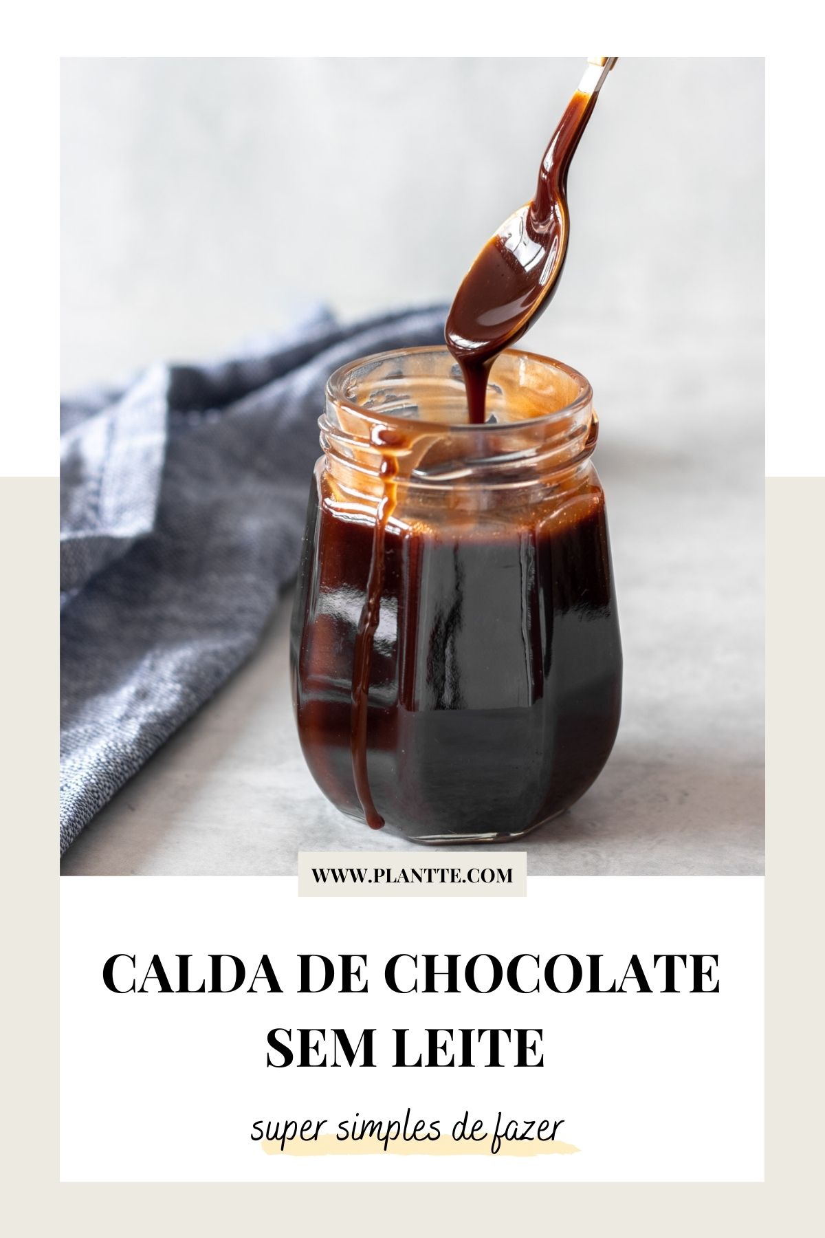 calda de chocolate vegana